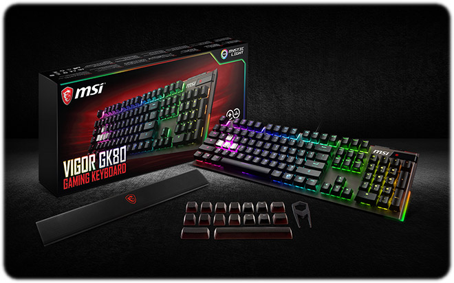 msi keyboard vigor gk80