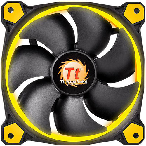 Thermaltake Riing 12 High Static Pressure Yellow LED Fan