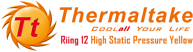 Thermaltake Riing 12 High Static Pressure Yellow LED Fan