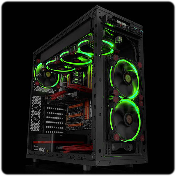 Thermaltake Riing 12 High Static Pressure Green LED Fan