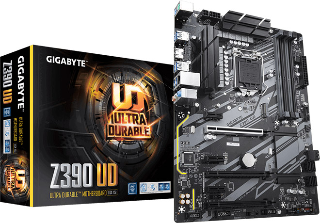 Gigabyte Z390 UD 9th and 8th Generation LGA1151 MAINBOARD