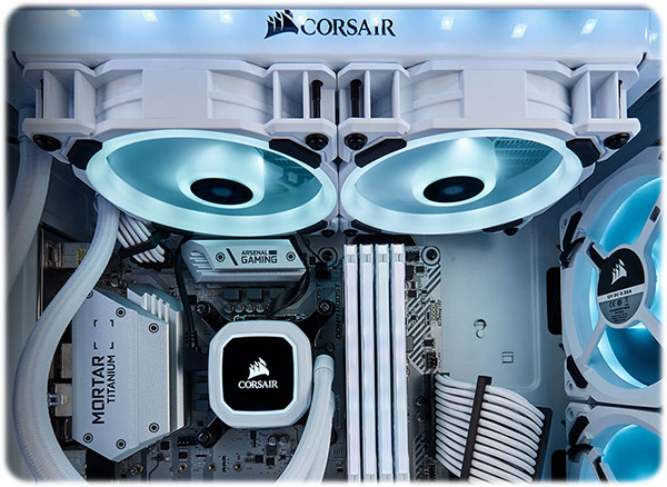 Corsair Hydro Series H100i RGB PLATINUM SE Liquid CPU Cooler