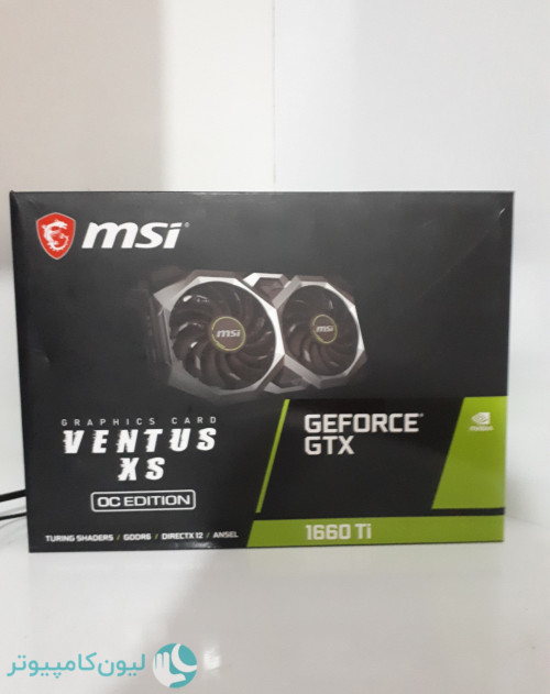 یک عدد کارت گرافیک نو MSI 1660 TI VENTUS