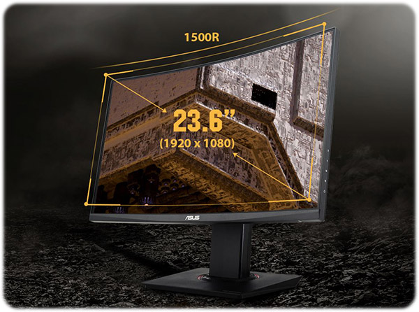 monitor asus tuf gaming vg24vq 24